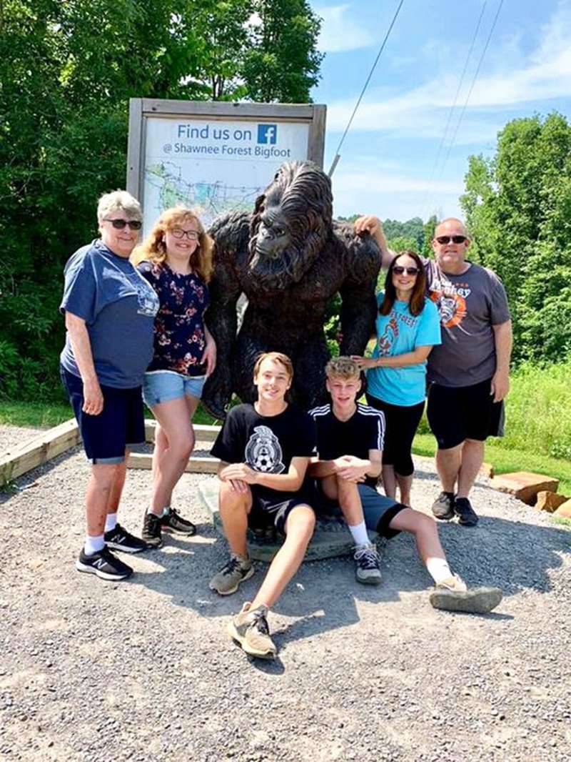 bigfoot yard statue life size