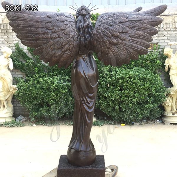 bronze angel statues