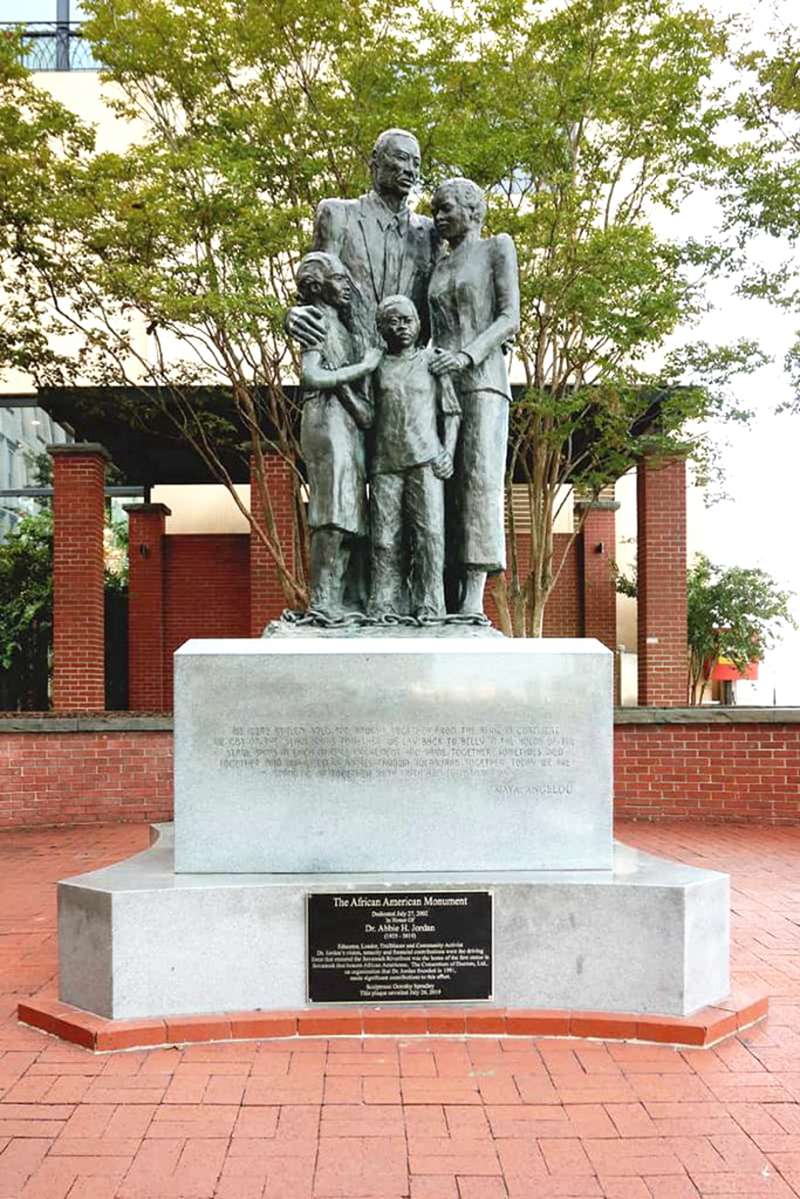 bronze statue African-American Monument, Georgia