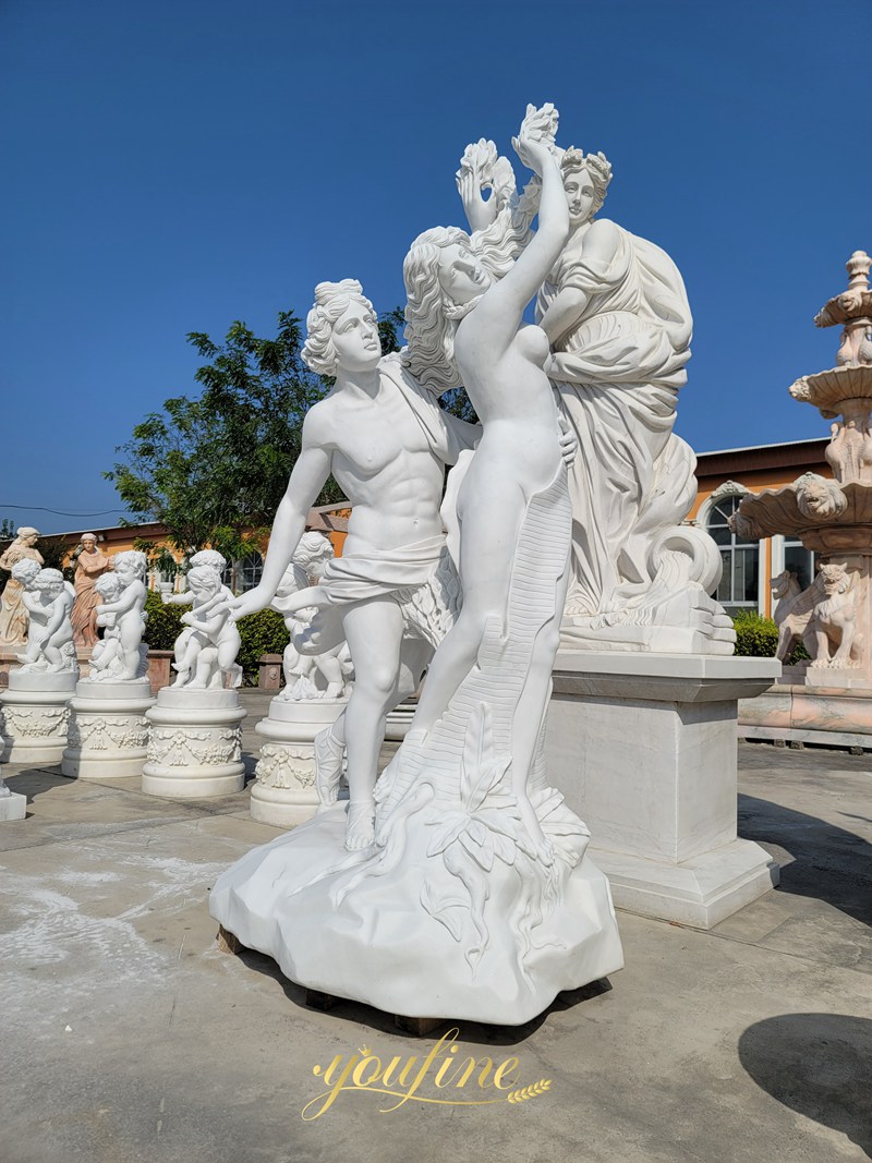 famous Apollo marble sculpture