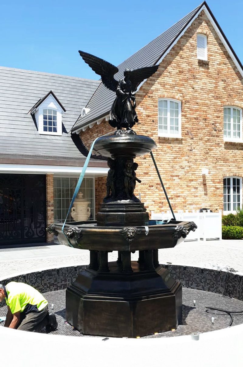 famous large bronze fountain