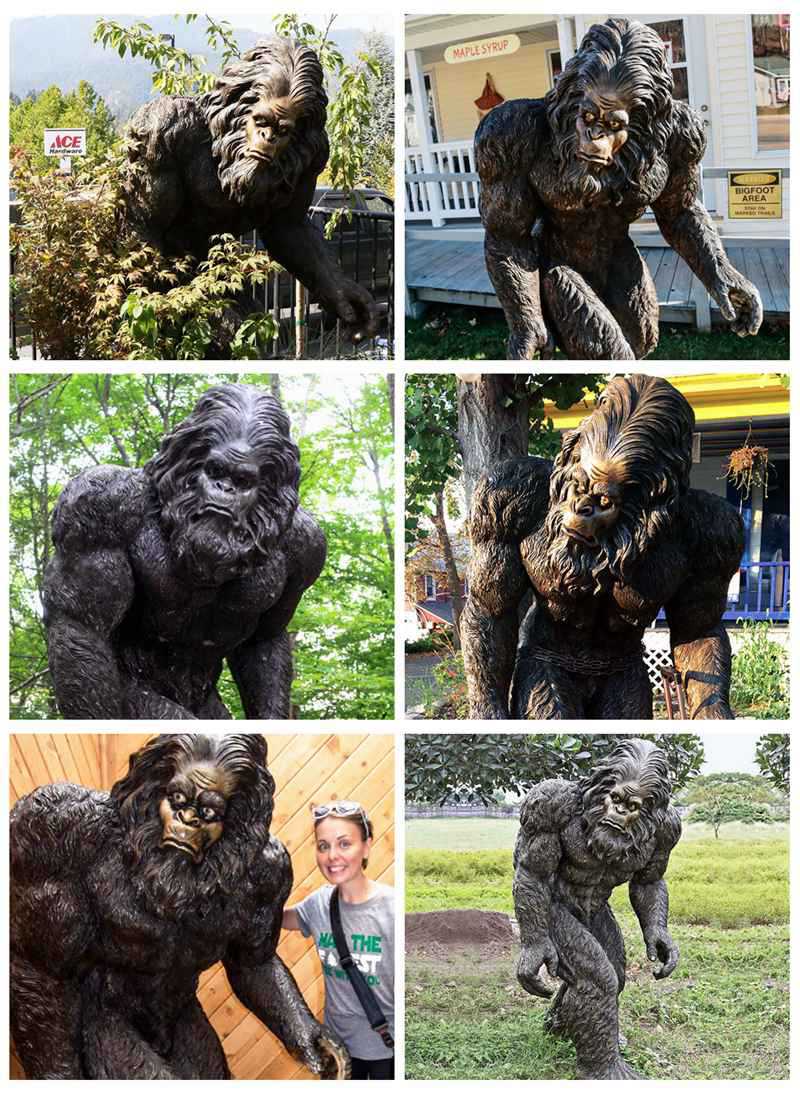 giant bigfoot statue