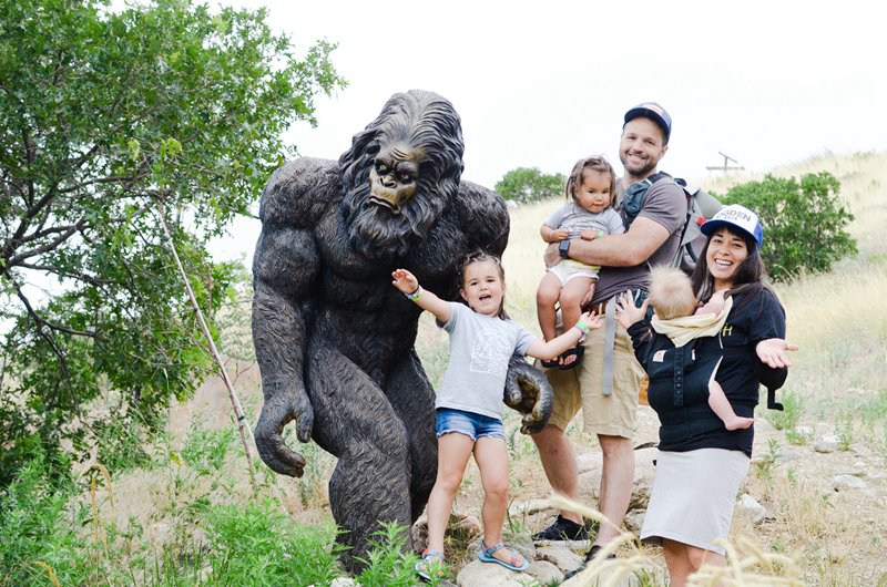 bigfoot garden statue life-size