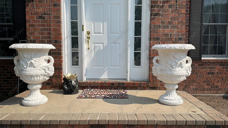 marble flower pot feedback from YouFine clients 