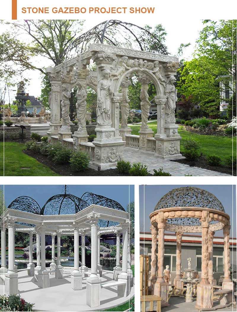 marble gazebo for outdoor