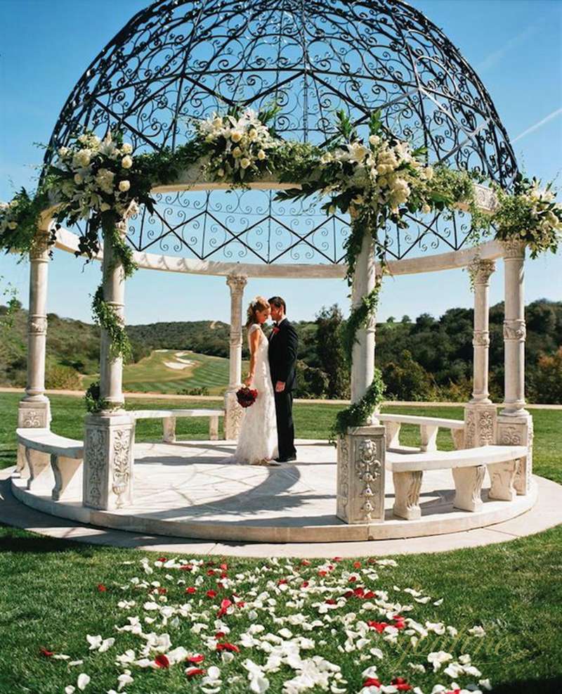 marble gazebo for outdoor