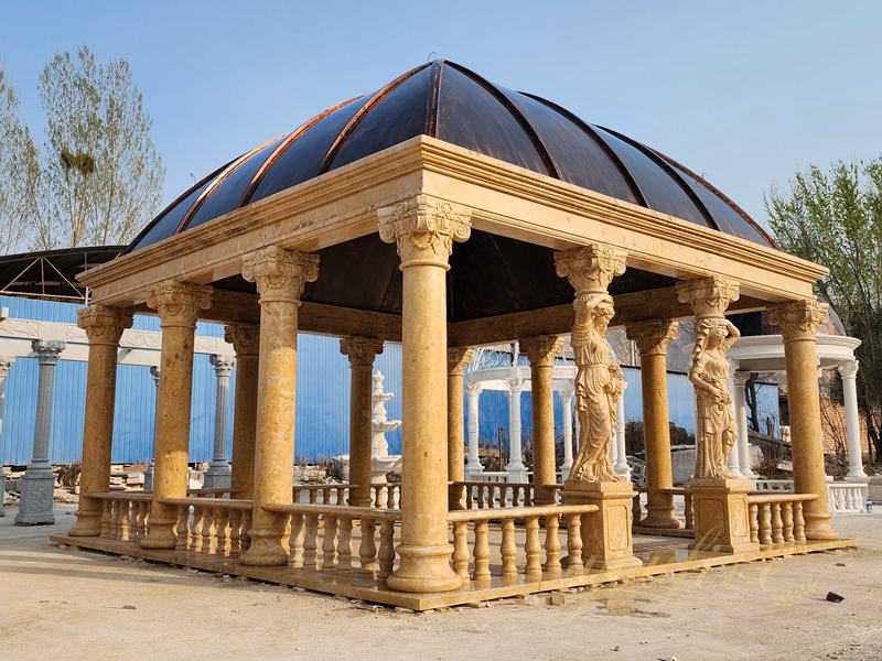 marble gazebo for outdoor