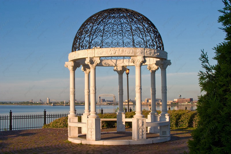 marble outdoor garden gazebo for sale