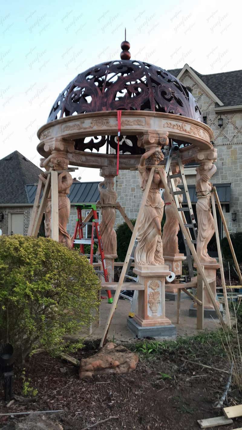 marble outdoor garden gazebo for sale