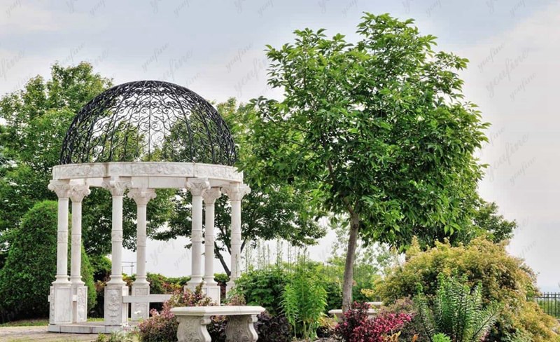 marble outdoor garden gazebo for sale