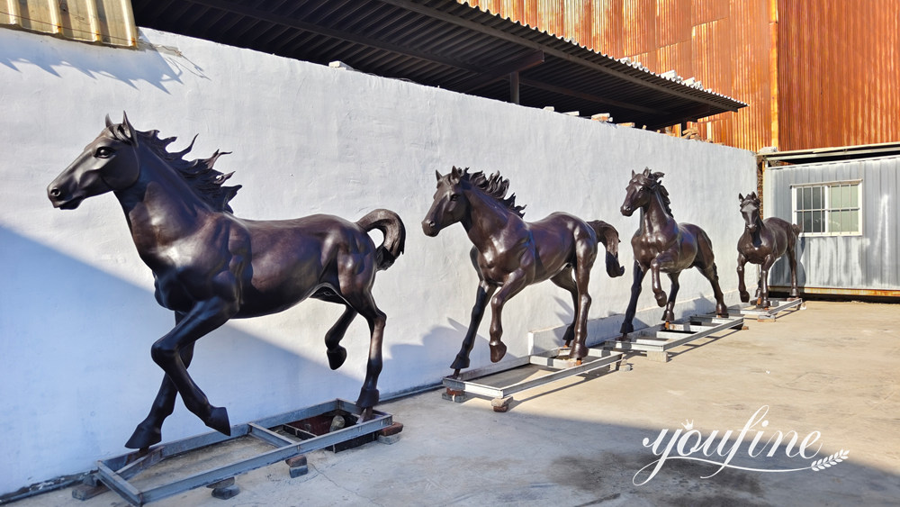 running horse sculpture finished by YouFine Fabriek (3)