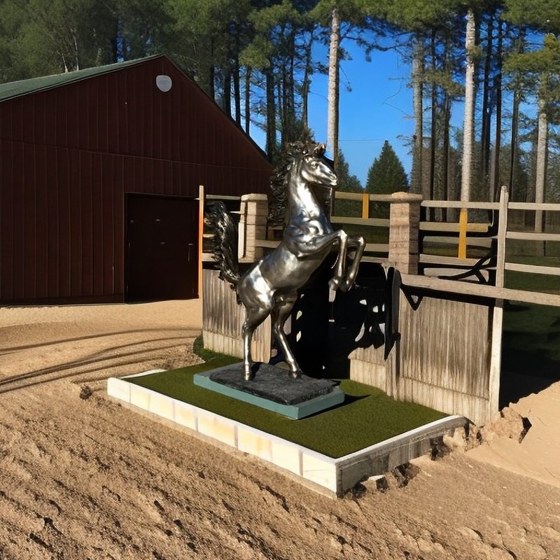 statue cheval ferrari