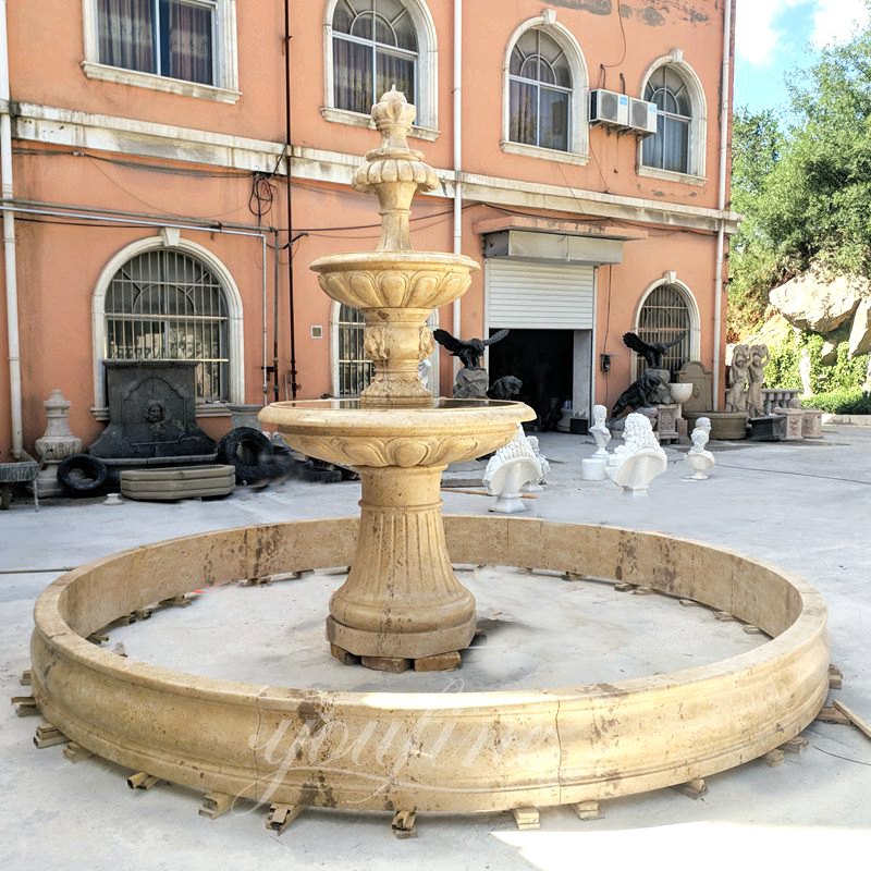 Brown Marble Fountain