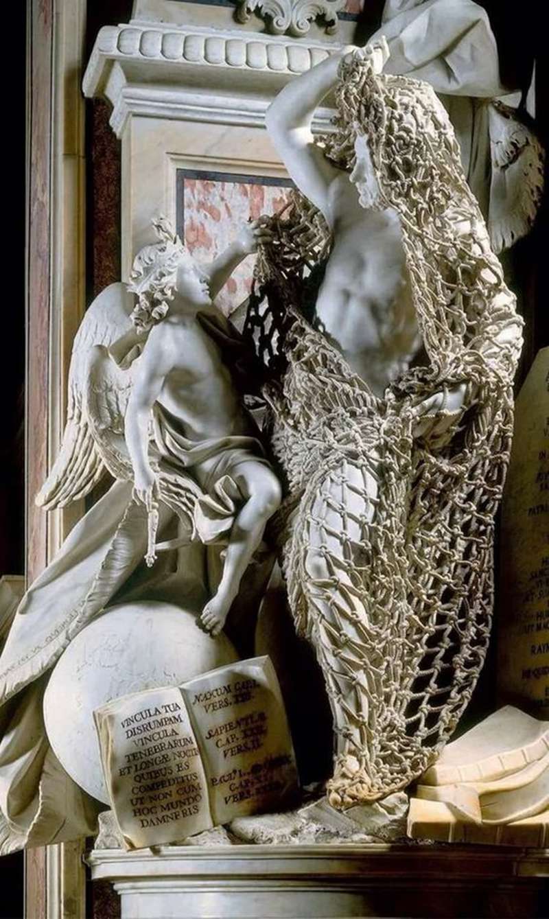 Francesco Queirolo Marble Net Sculpture Il Disinganno for Sale - YouFine  Sculpture
