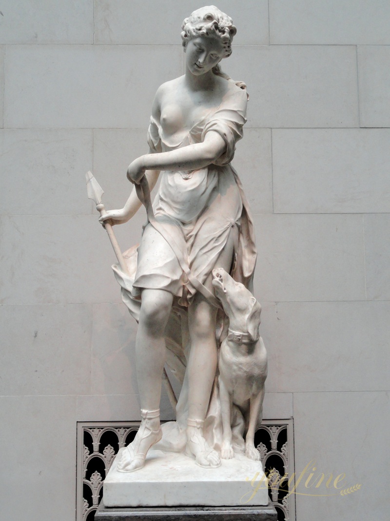 High Quality A Companion of Diana Marble Statue for Sale