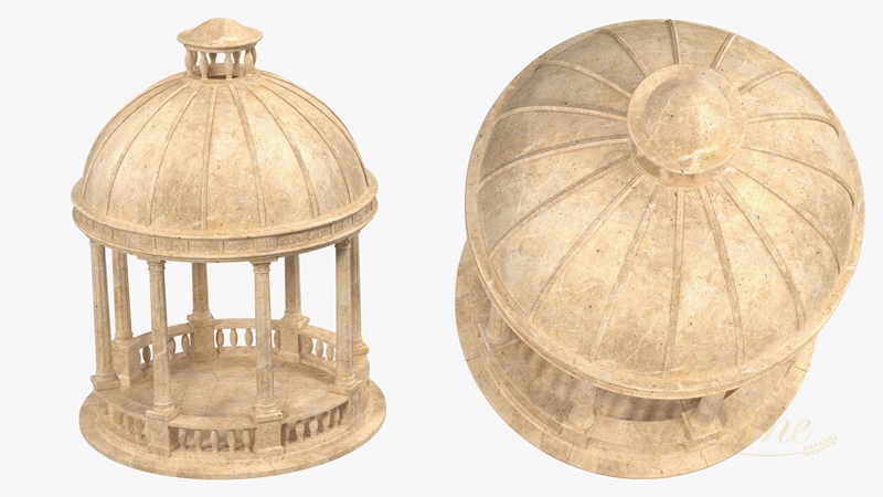Large Marble Outdoor Round Gazebo for Sale