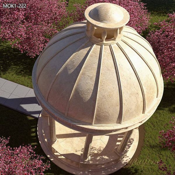 Large Marble Outdoor Round Gazebo for Sale