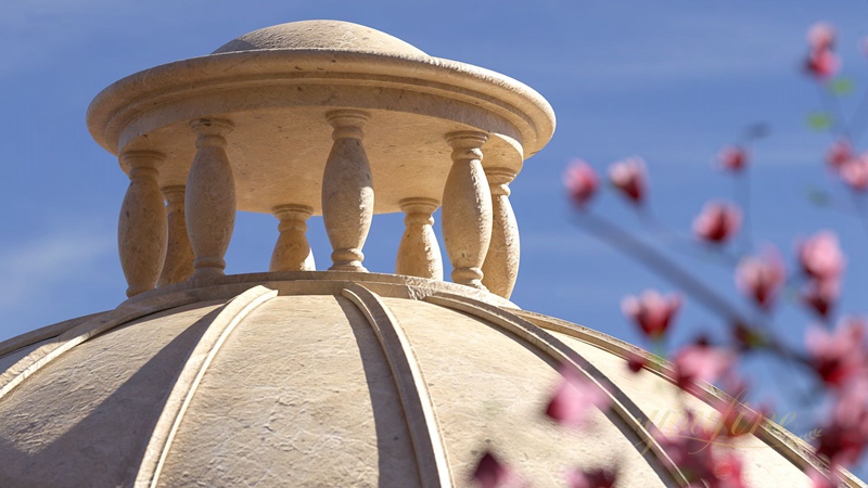 Large Marble Outdoor Round Gazebo for Sale