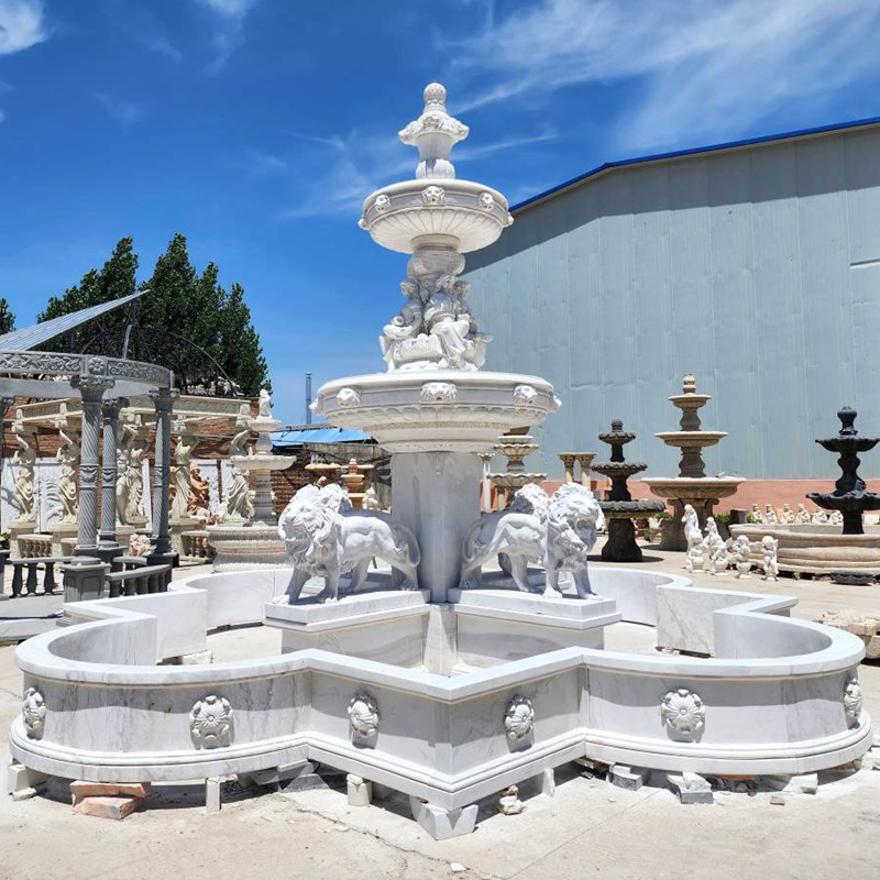 Majestic fountain installation