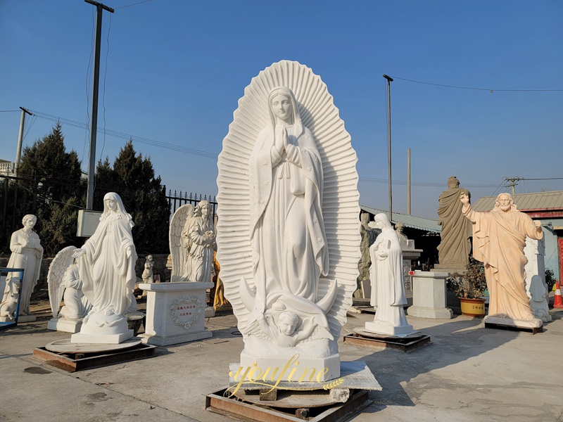 Our Lady of Guadalupe Marble Statue