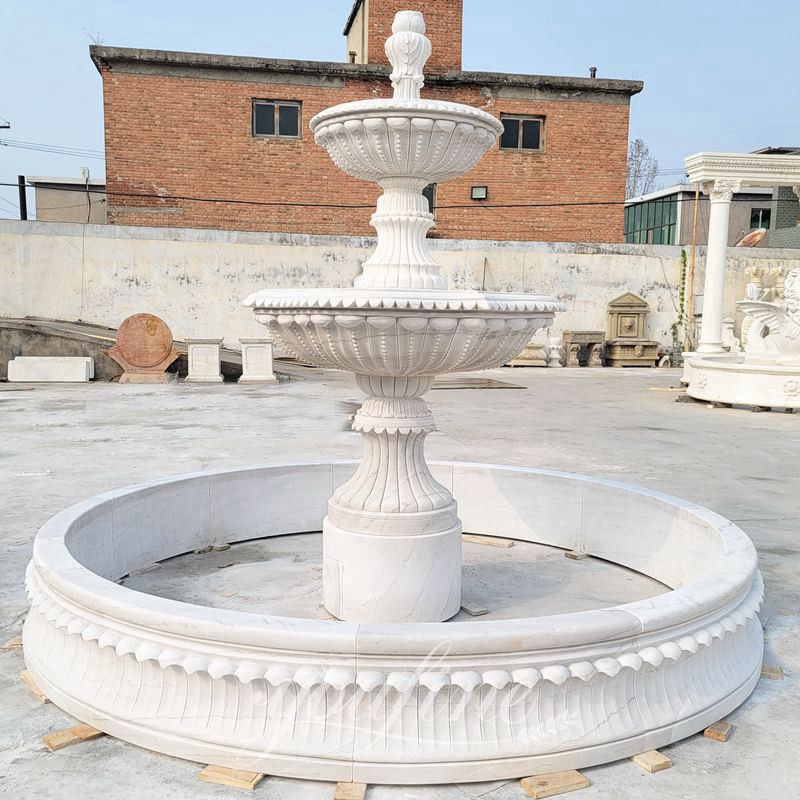 White Marble Fountain