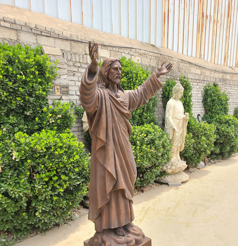 bronze Jesus statue