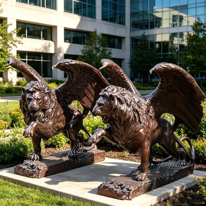 bronze Winged Lion Memorial factory supplier