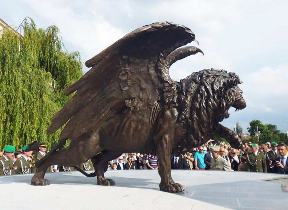 famous Winged Lion monument
