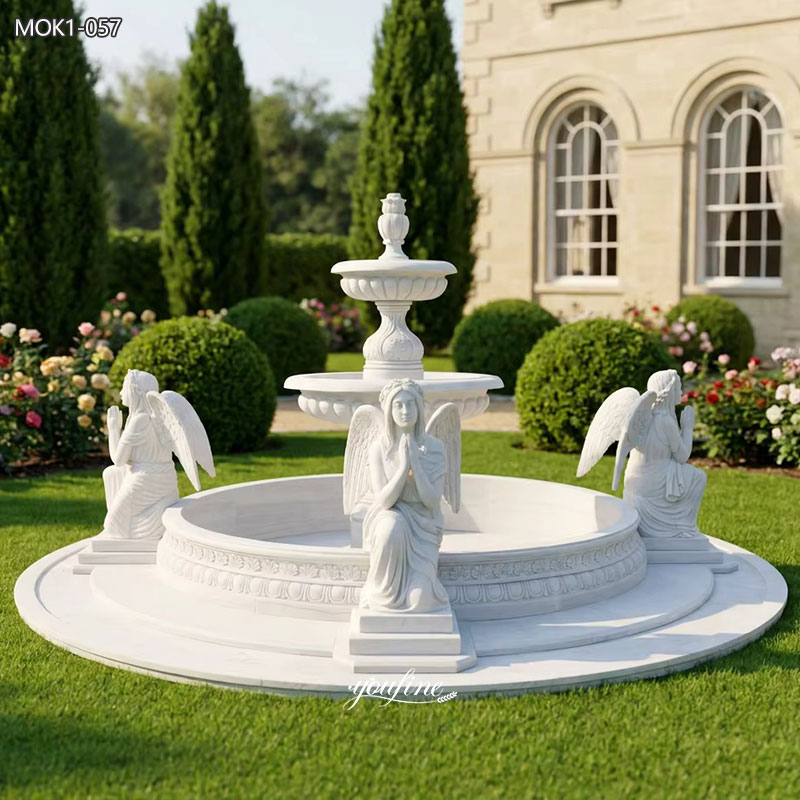 garden angel fountain