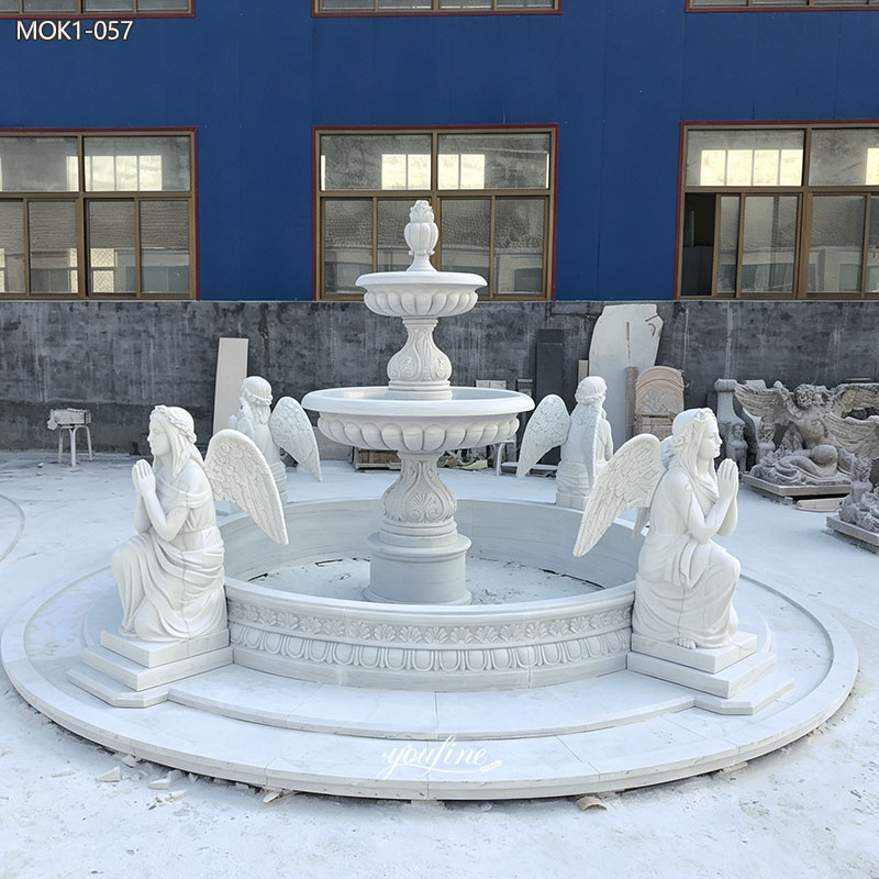 large garden angel fountain