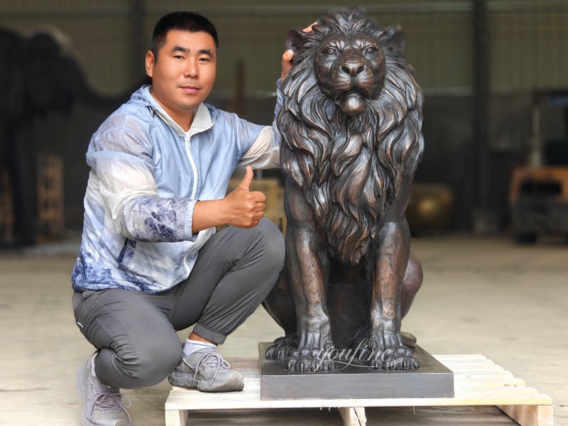 large outdoor lion statue for sale