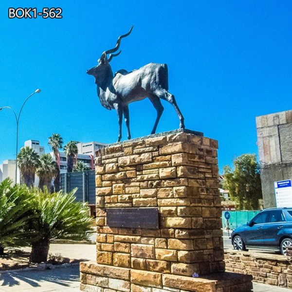 lifesize Bronze Antelope Kudu