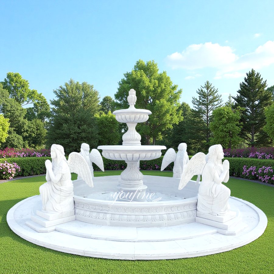 marble Angel Sculpture fountain