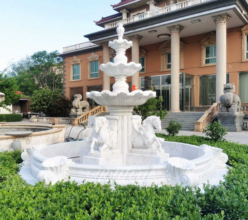 white Marble Fountain