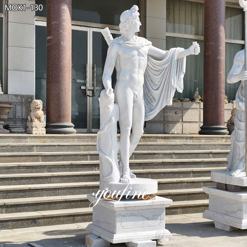 6 Feet Greek Marble Apollo Statue