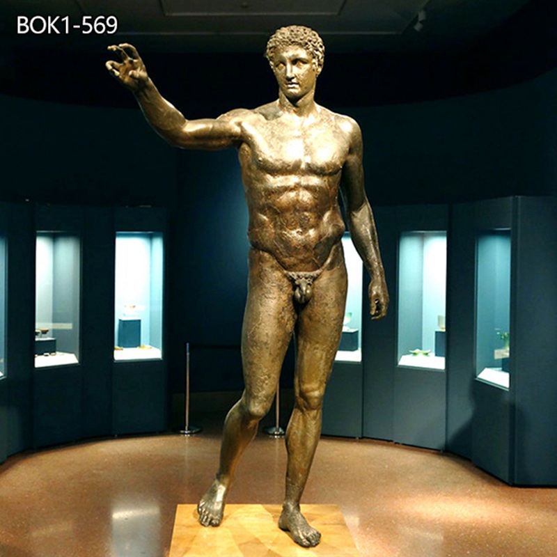Carte Postale Ancienne - Musée National D'Athènes - Statue De Bronze - Édition Paris - Originale