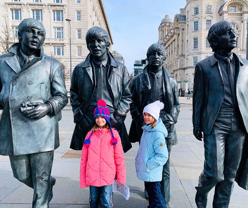 Bronze Beatles Statue