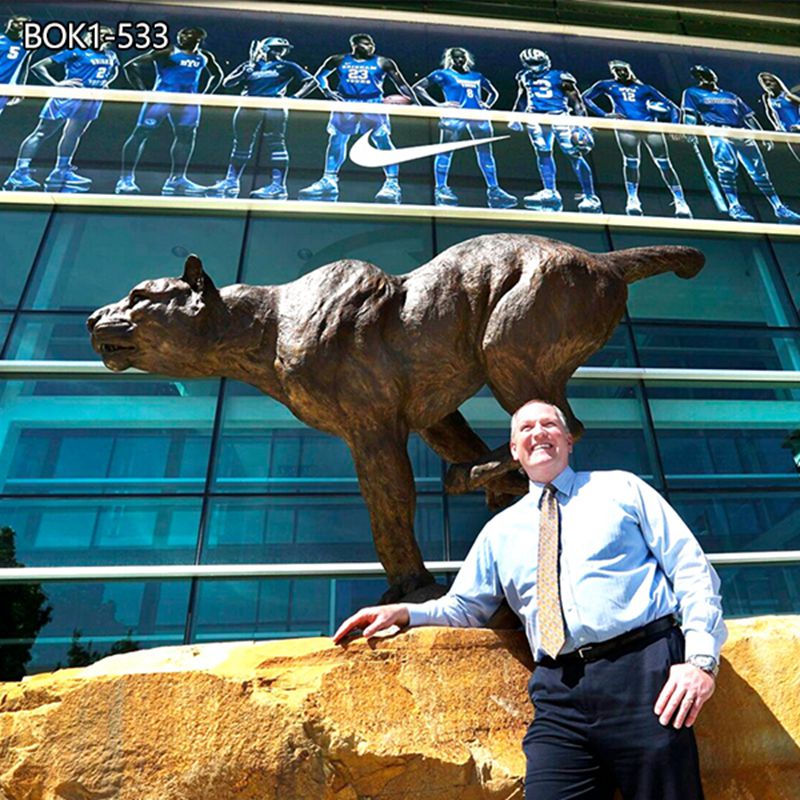 Bronze Life Size Cougar Statue