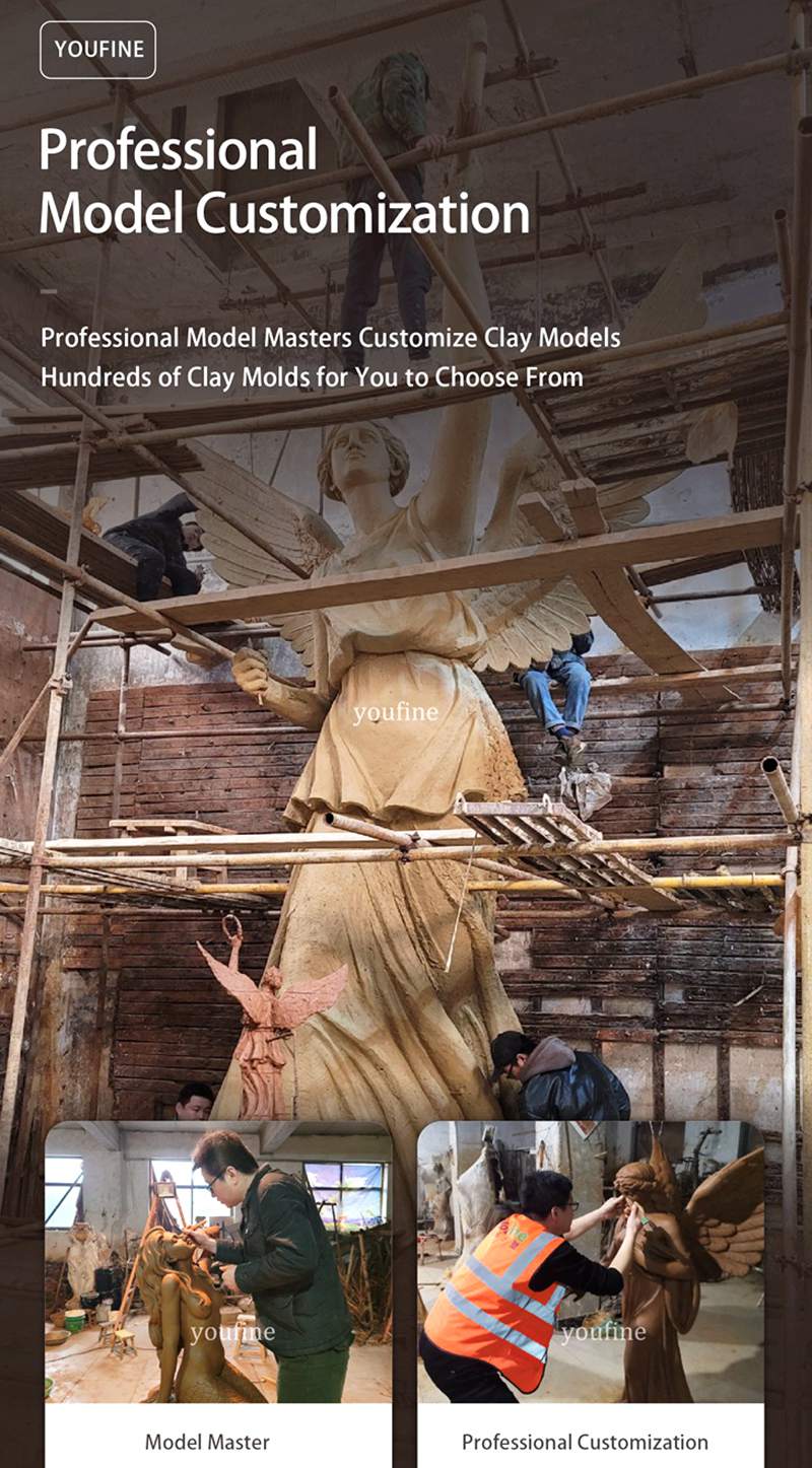 Custom Museum Sculpture clay model process