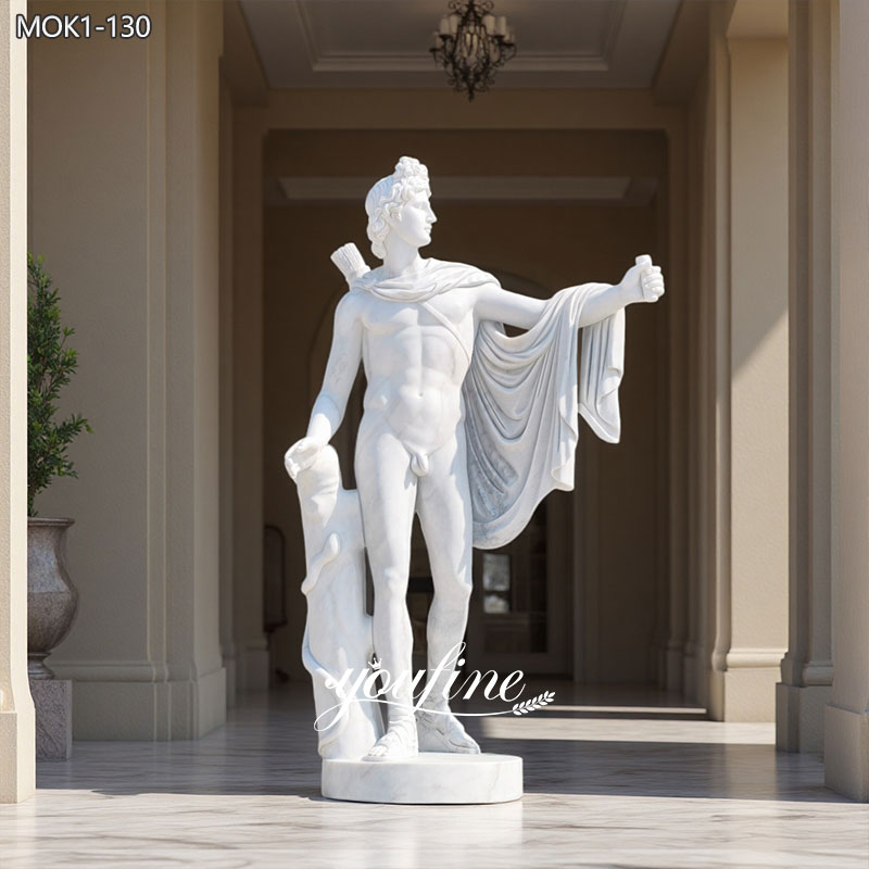 6 Feet Greek Marble Apollo Statue MOK1-130