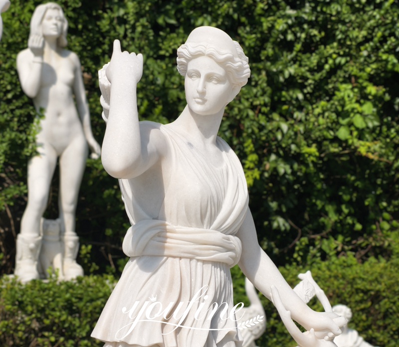 High Quality Marble Diana Statue detail show