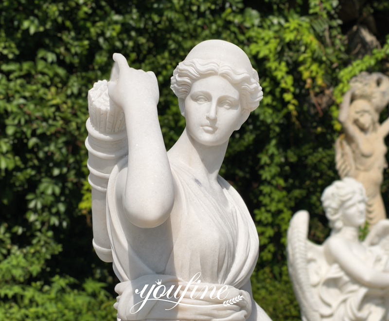 High Quality Marble Diana Statue details