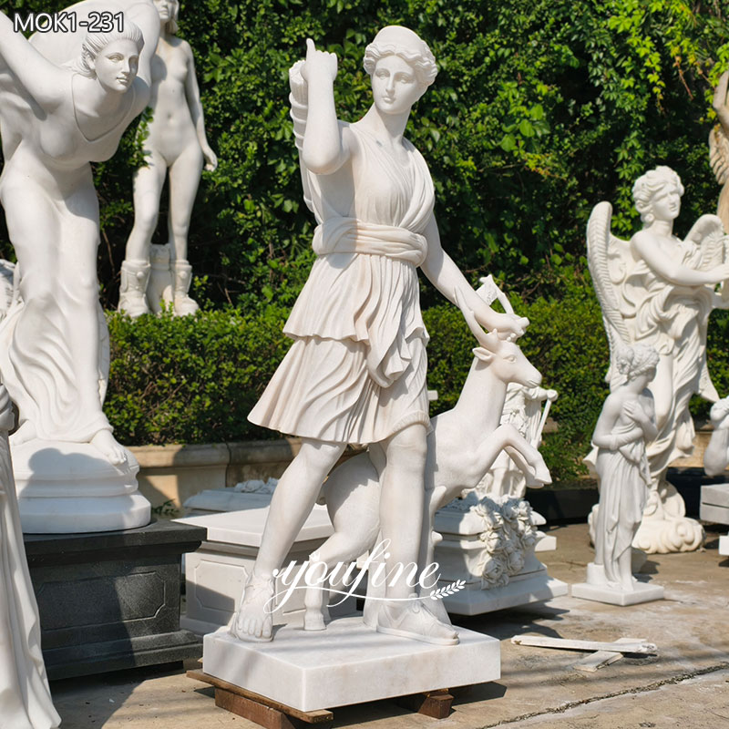 Marble Diana Statue