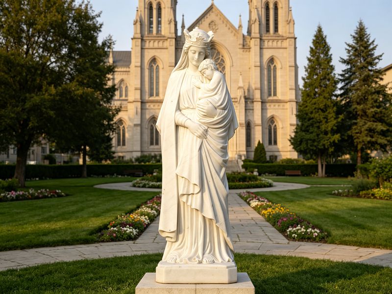 Our Lady Seat of Wisdom statue