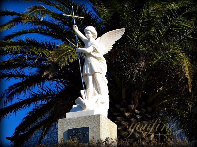 Perfect Saint Michael the Archangel Statue for sale