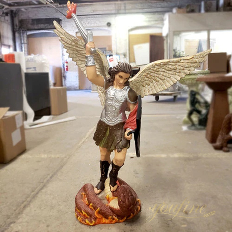 Perfect Saint Michael the Archangel Statue for sale 