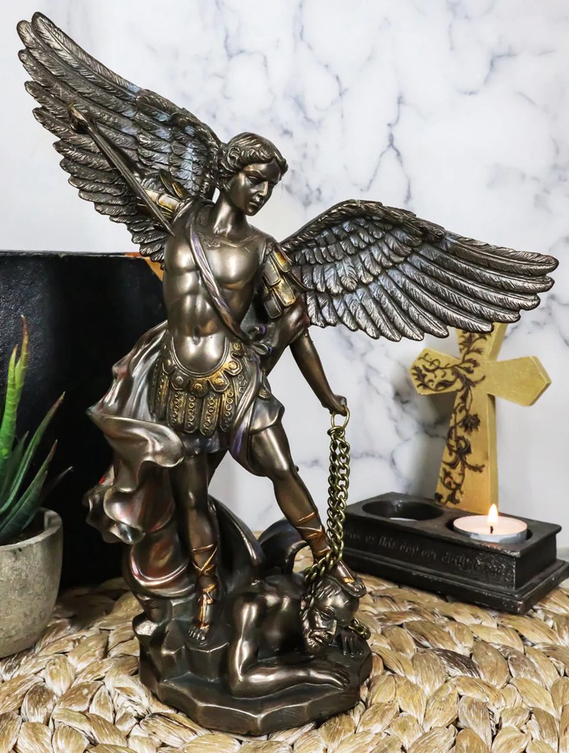Perfect Saint Michael the Archangel Statue for sale