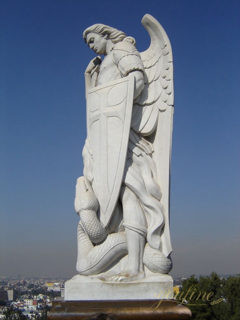 Perfect Saint Michael the Archangel Statue for sale