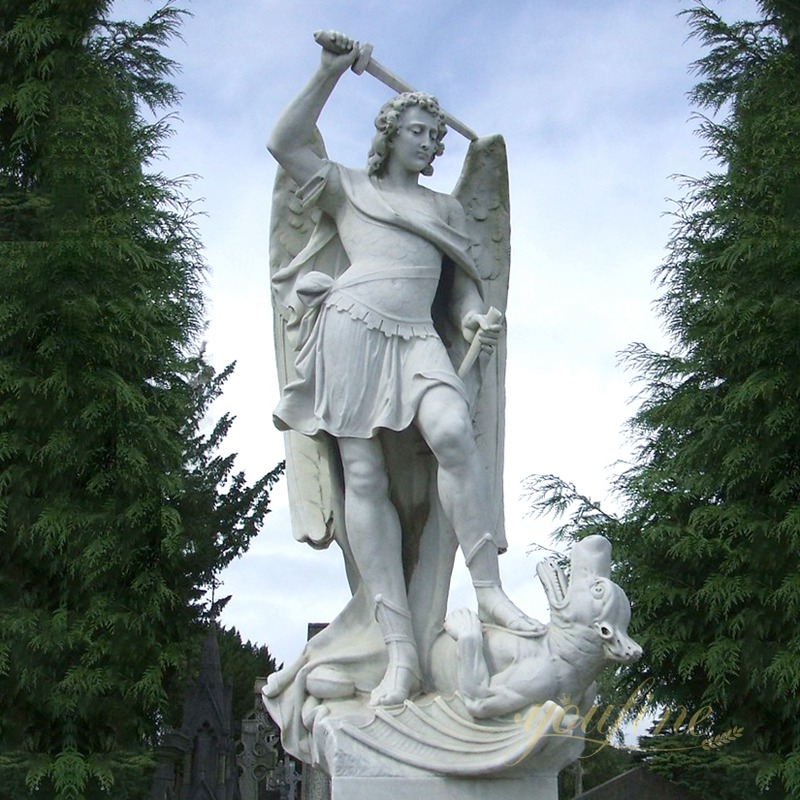 Perfect Saint Michael the Archangel Statue for sale