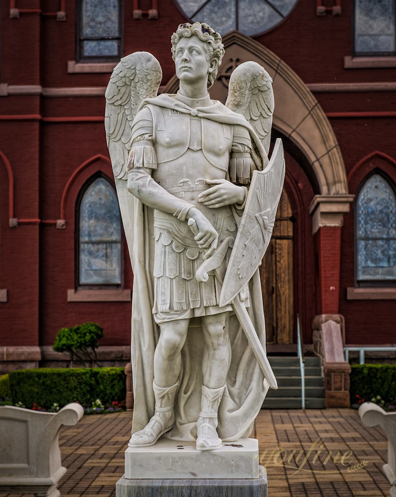 Perfect Saint Michael the Archangel Statue for sale